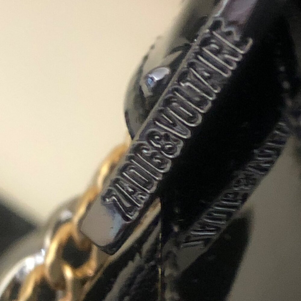 ZADIG & VOLTAIRE New Laureen Patent Leather Chain Boots Size 36 / US 5 - Picture 5 of 12